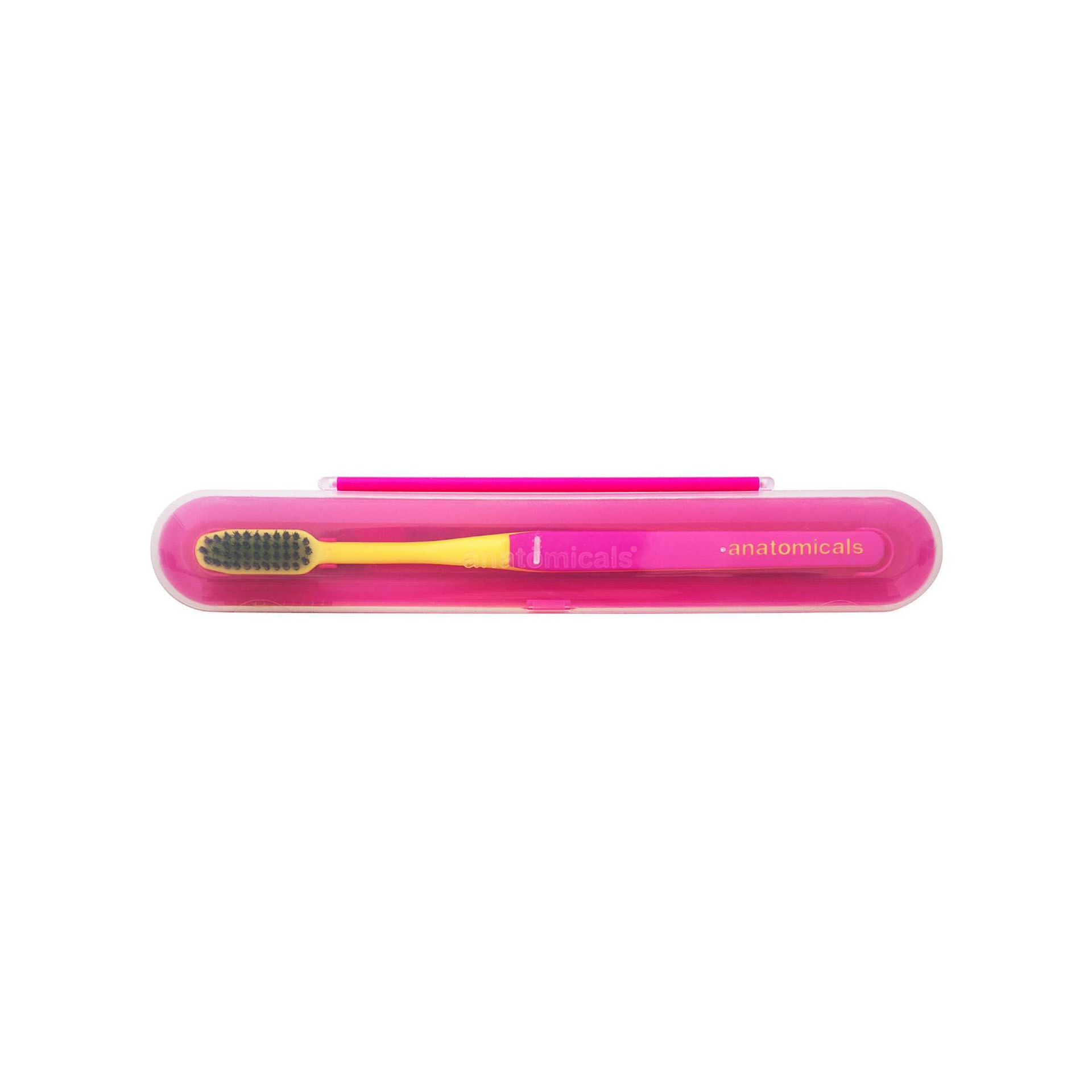 image - 984999728 - ANATOMICALS TOOTHBRUSH PINK/YELLOW - 4741848_1.jpg