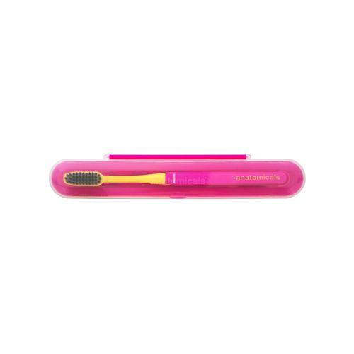 image - 984999728 - ANATOMICALS TOOTHBRUSH PINK/YELLOW - 4741848_1.jpg