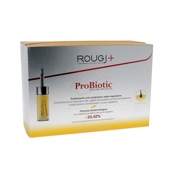 Rougj+ Probiotic Sebo Trattamento Urto Prebiotico Sebo-regolatore 8 Fiale