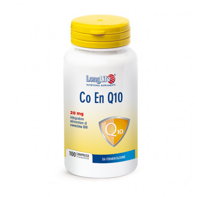 Longlife Coenzima Q10 20mg Integratore Energetico 100 Compresse