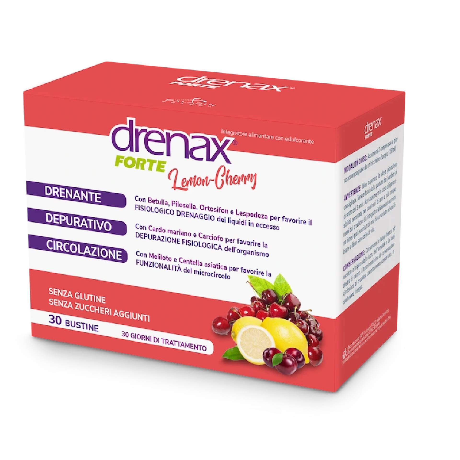 Drenax Drenanteax Forte Lemon Cherry 30 Bustine