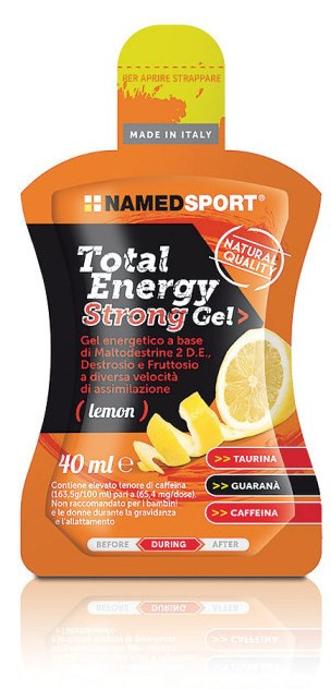 Named Total Energy Strong Gel Lemon 40ml