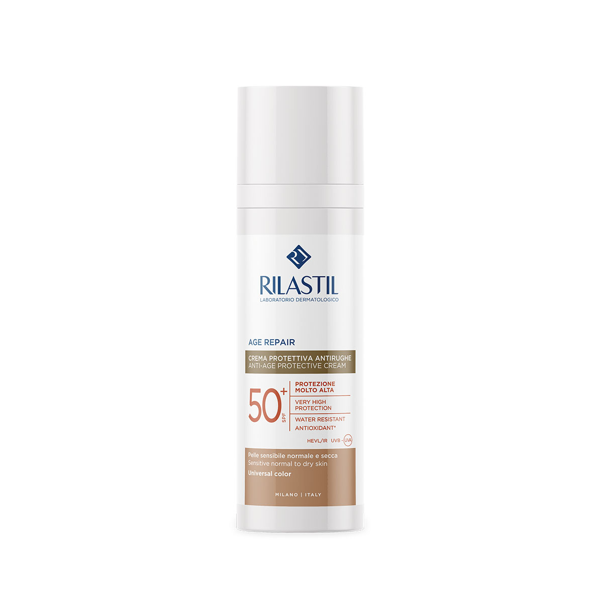 Rilastil Sun System Age Repair Crema SPF 50+ Universal Color 50ml