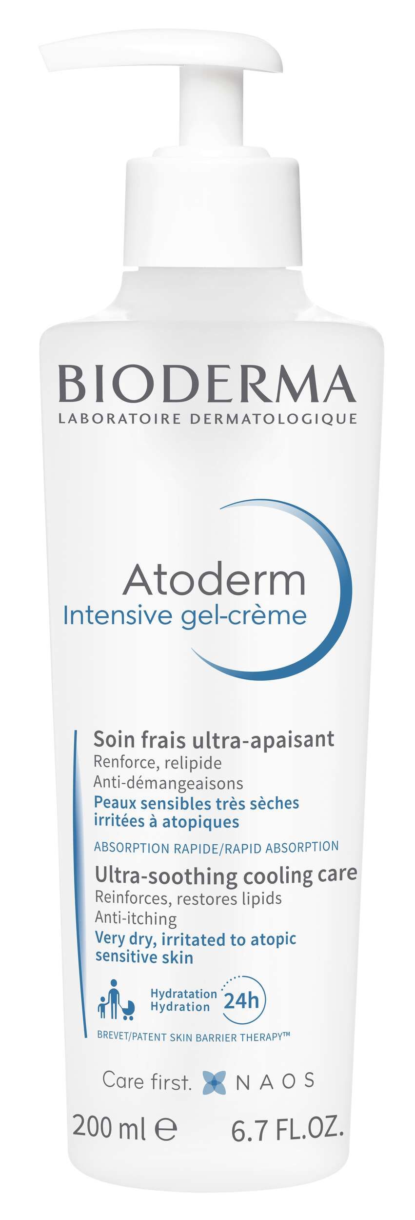 Bioderma Atoderm Intensive Gel-crème Gel Crema Ultra Lenitivo Pelle Atopica 200ml