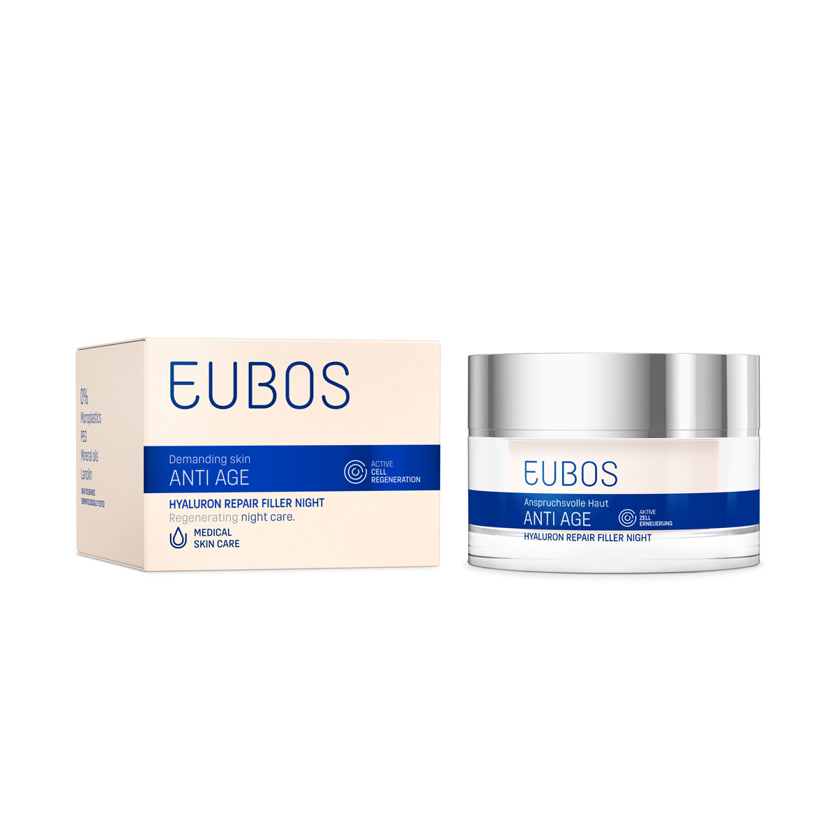 Eubos Hyaluron Perfect Night Repair Crema Filler Notte 50ml