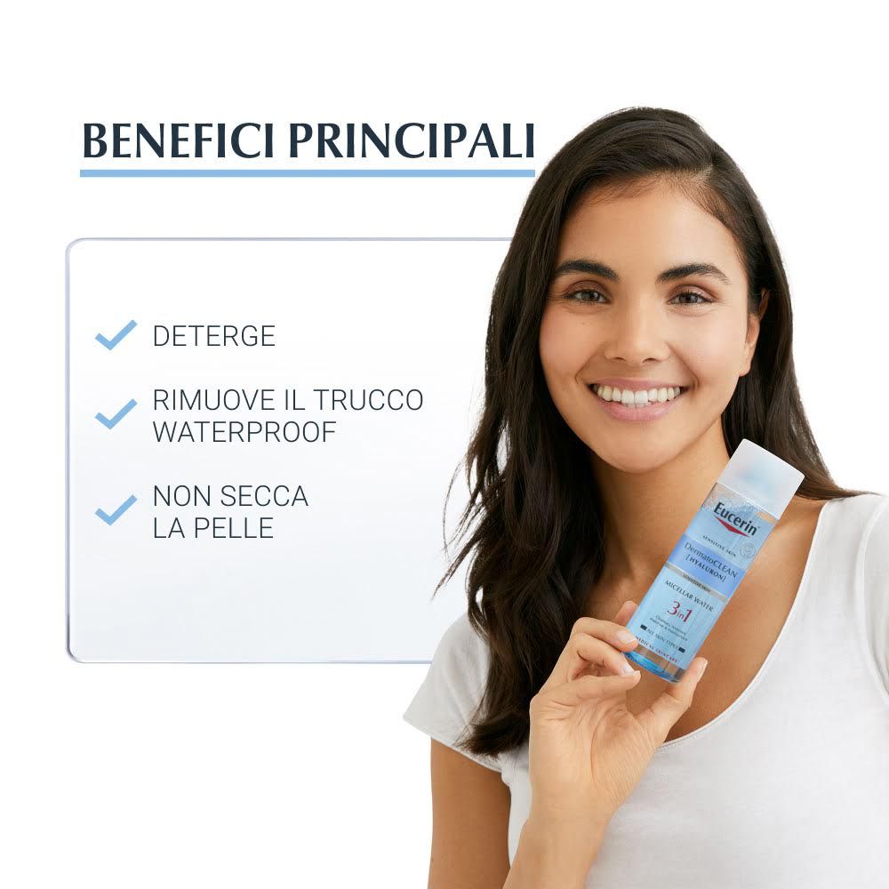 image - 980142703 - Eucerin DermatoClean Acqua Micellare 3 in 1 200ml - 4735925_3.jpg