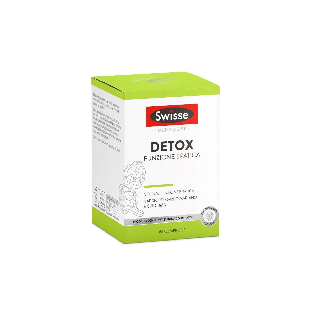 Swisse Detox Funzione Epatica 60 Compresse