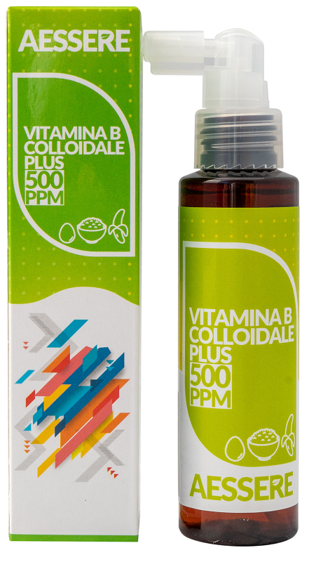 Aessere Vitamina B Colloidale Plus Spray 500ppm 100ml