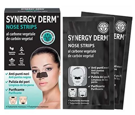 Synergy Derm Nose Strips Anti Punti Neri 4 Trattamenti Mono utilizzo