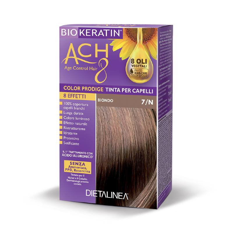 Biokeratin Ach8 Tinta Per Capelli Biondo 7n