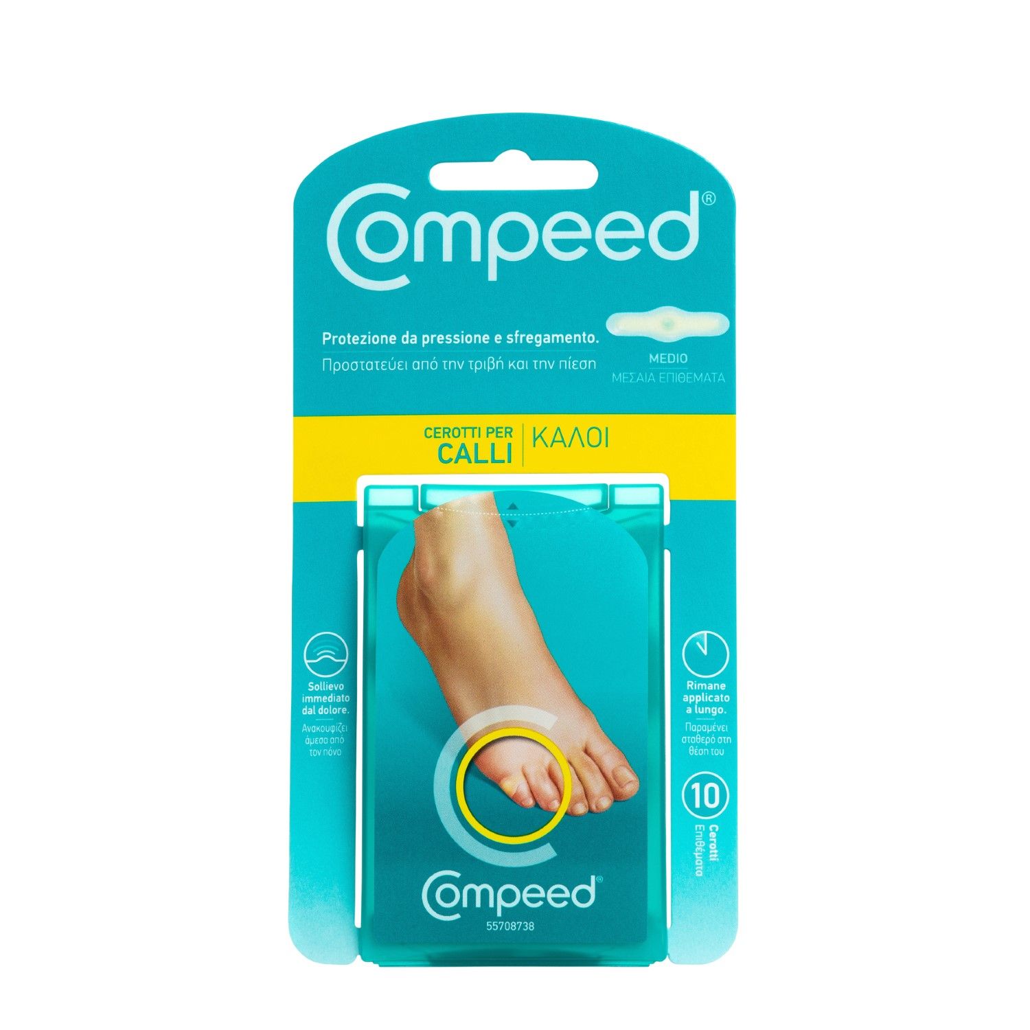 Compeed Cerotto Calli Medio 10 Pezzi