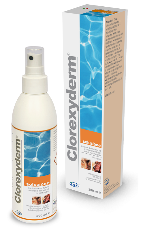 Clorexyderm Soluzione Disinfettante Animali 200ml