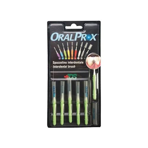 920597604 - ORALPROX BLISTER DA 6 SPAZZOLINI INTERDENTALI MISURA 2 COLORE VERDE - 7881778_1.jpg