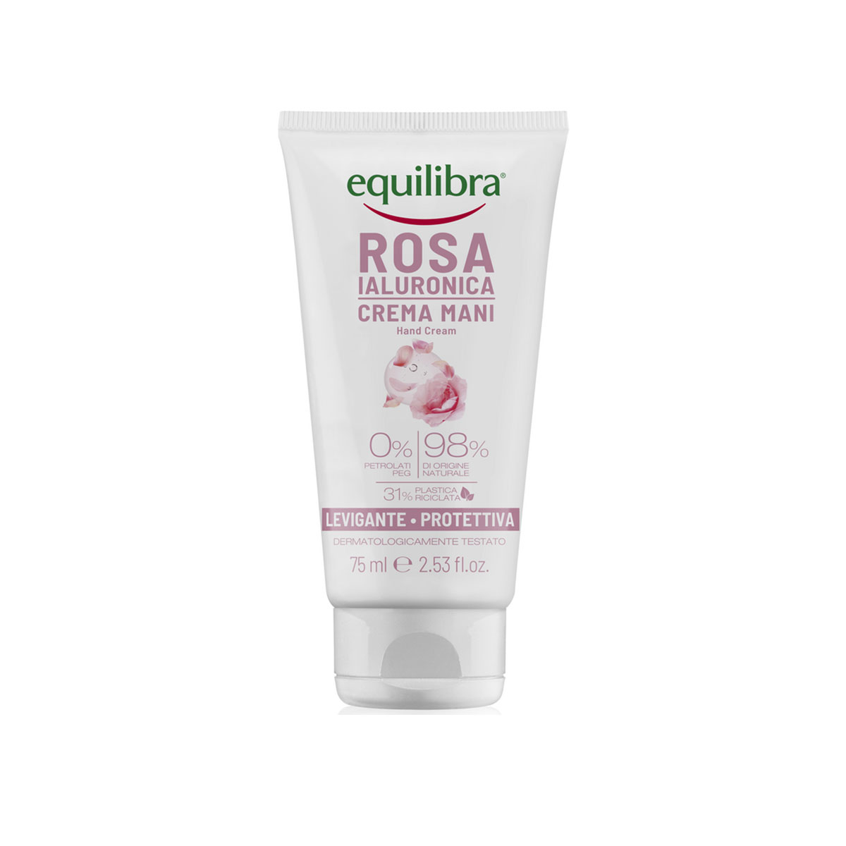 Equilibra Rosa Ialuronica Crema idratazione mani 75ml