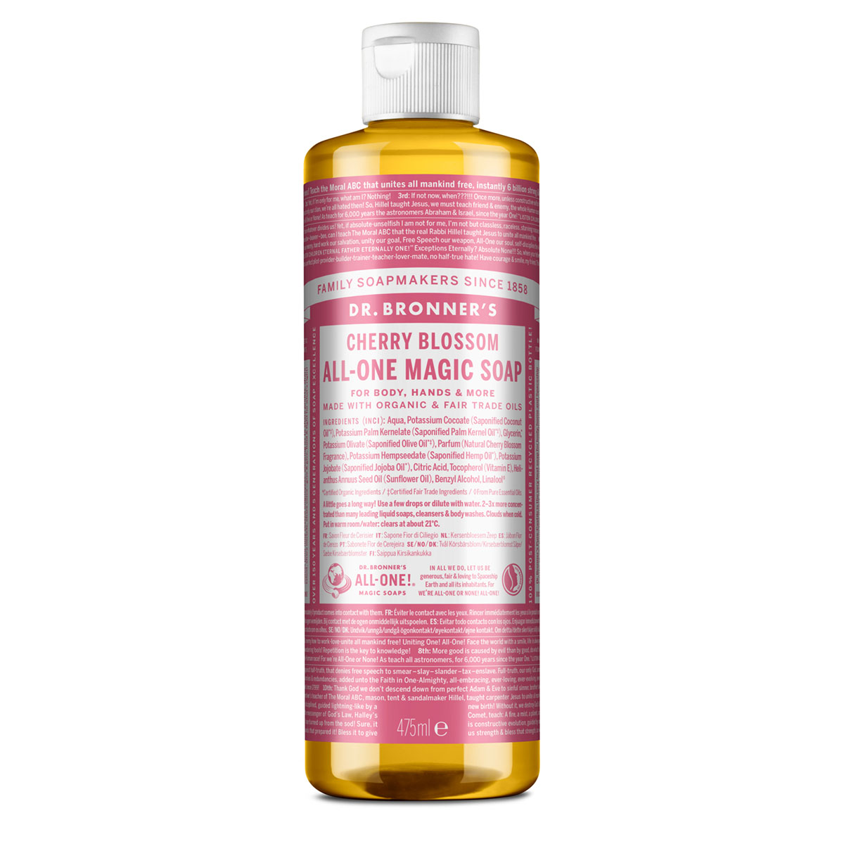 Dr. Bronner's Liquid Soap Cherry Blossom 475ml