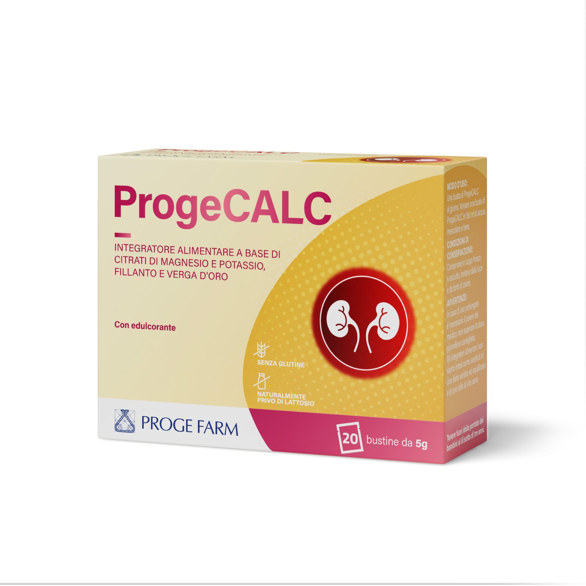 Progecalc Integratore Magnesio E Potassio 20 Bustine