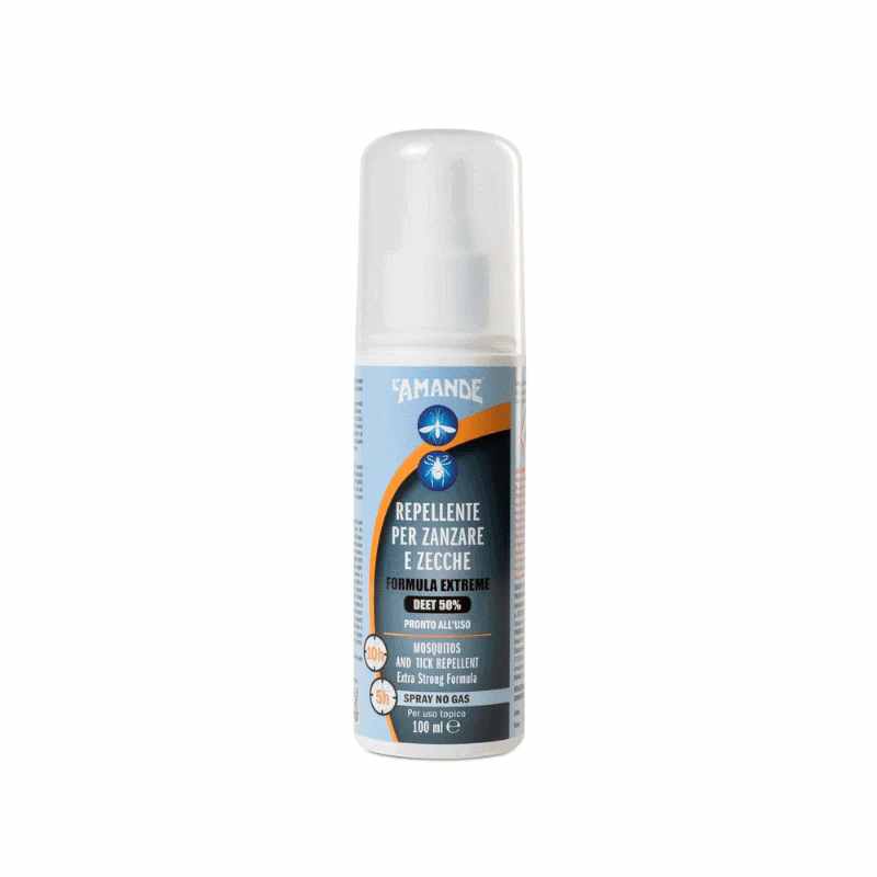 L'amande Repellente Zanzare E Zecche Extreme 10h 100ml