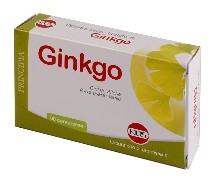 Ginkgo Biloba Estratto Secco Integratore Memoria 60 Compresse