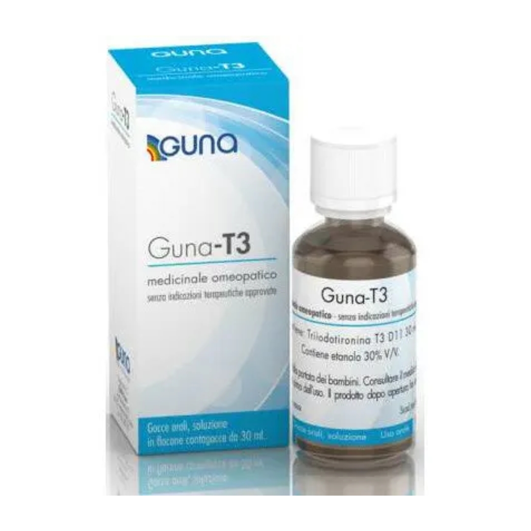 Guna T3 Gocce Orali Omeopatiche D11 Per Equilibrio Ormonale E Tiroideo 30ml