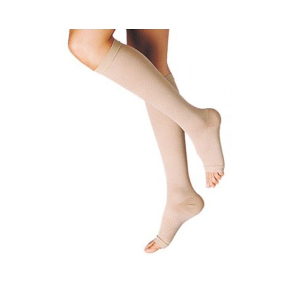 image - 902299142 - GAMBALETTO TERAPEUTICO DUALSAN A COMPRESSIONE DECRESCENTE KKL1 PUNTA APERTA BEIGE UNISEX 2 1 PAIO - 4865000_2.jpg