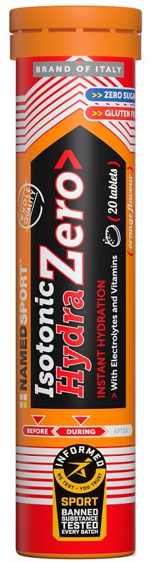 Named Sport Isotonic Hydra Zero Orange 20 Compresse