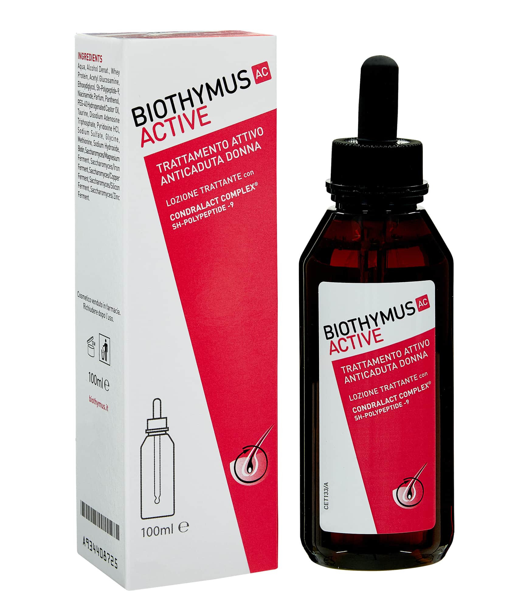 Biothymus Ac Active Trattamento Attivo Lozione Anti-Caduta Donna 100ml