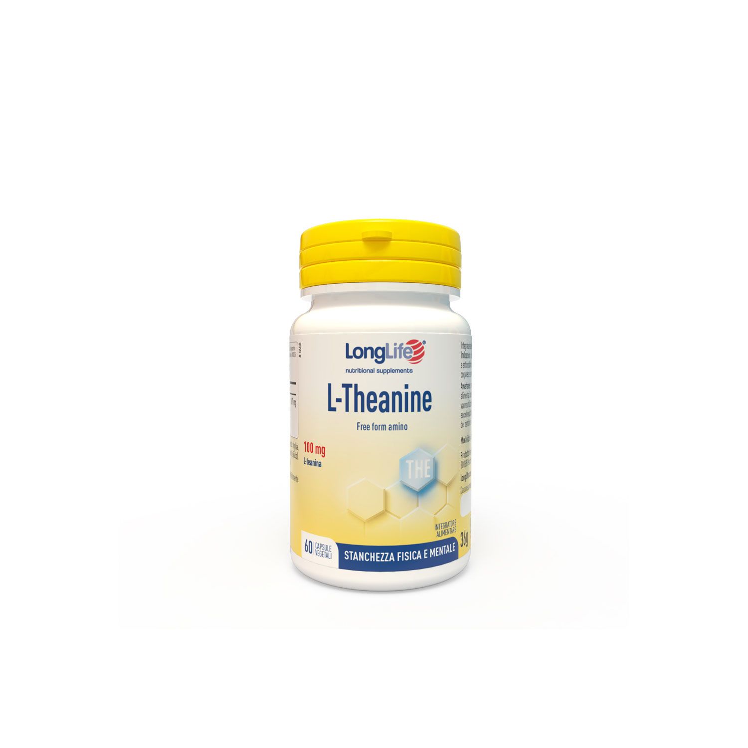 Longlife L-theanine Integratore Controllo Del Peso 30 Capsule