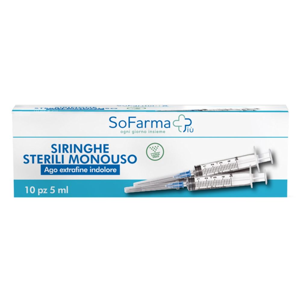 image - 987249719 - SIRINGA STERILE 5ML GAUGE 23 10 PEZZI SOFARMAPIU' - 4864849_2.jpg