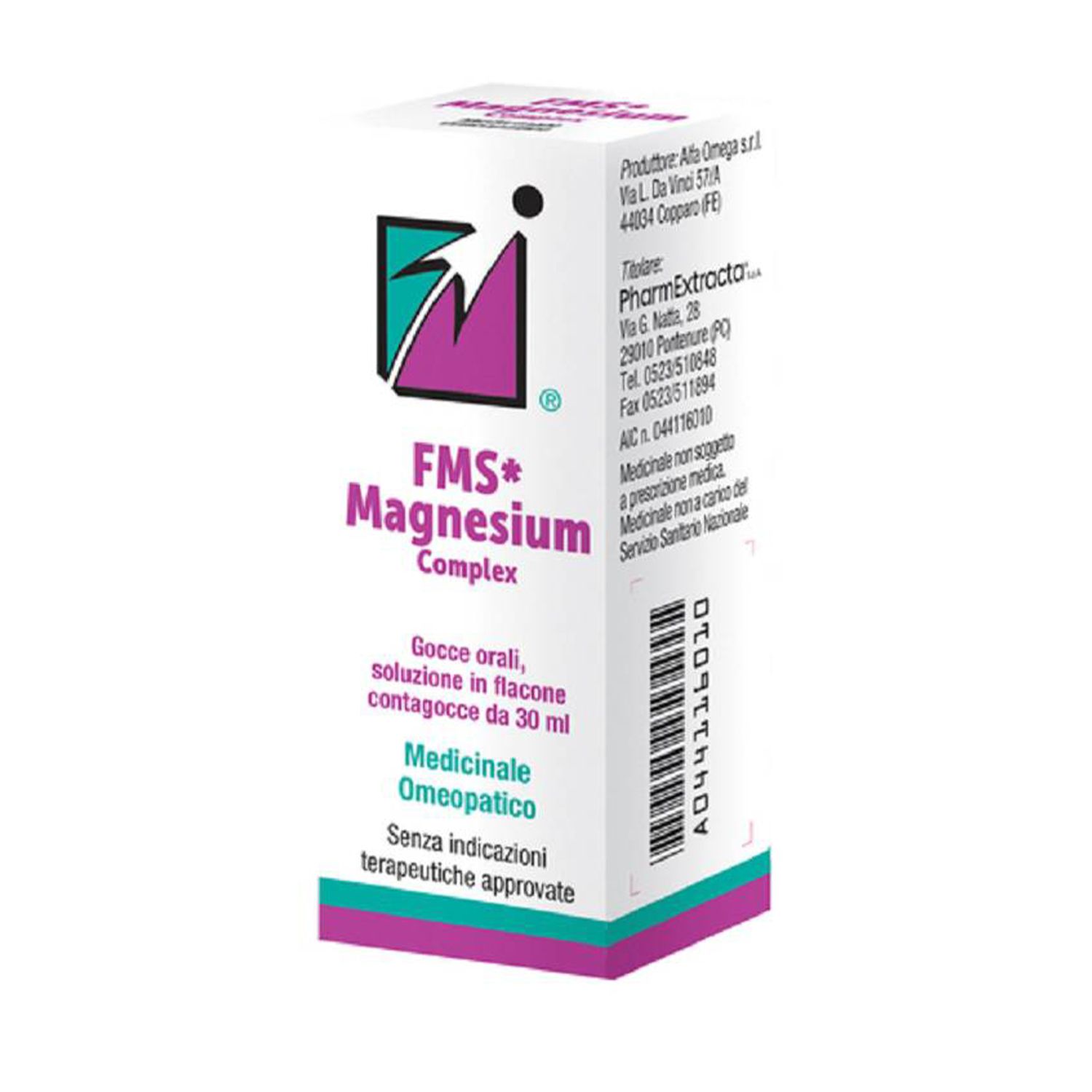 Fms Magnesium Complex Medicinale Omeopatico Gocce 30ml