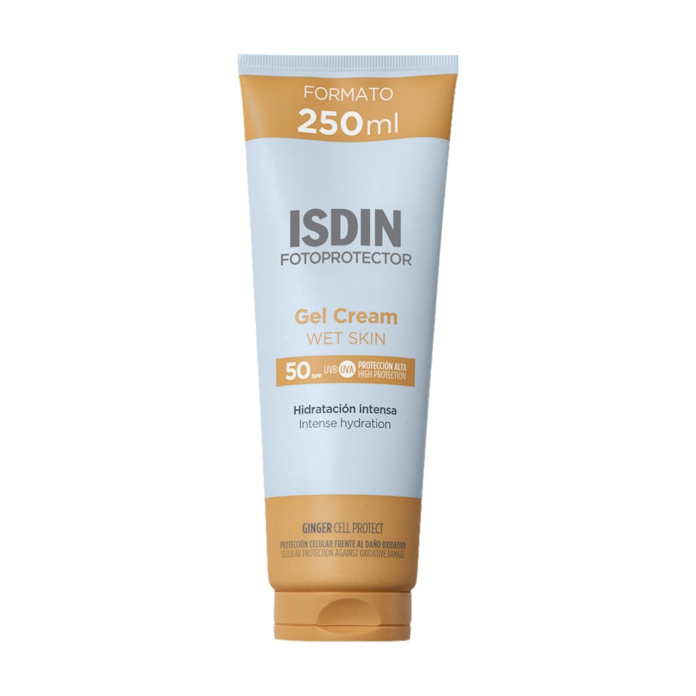 image - 942899307 - Isdin Fotoprotector Gel Cream SPF 50+ protegge dal sole idratando come crema e rinfrescando come gel. Si assorbe rapidamente, ideale per pelli normali e intolleranti al sole. Protezione solare corpo . - 7893563_7.jpg