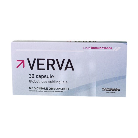 image - 881121293 - Capsule omeopatiche Verva per supportare il benessere generale, confezionate in un flacone da 30 unit&agrave;. - 4869672_2.jpg