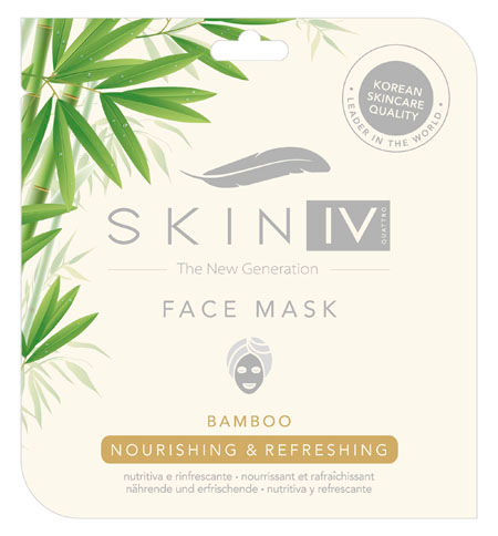 978507857 - SKIN IV MASCHERA VISO COREANA MONOUSO BAMBU' NUTRITIVA E RINFRESCANTE 25 ML - 4745787_1.jpg
