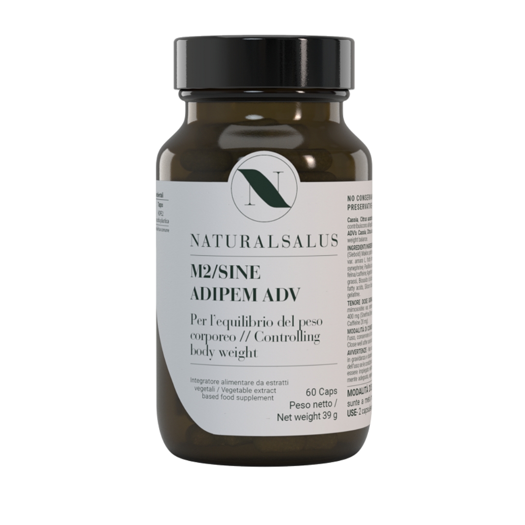 Naturalsalus M2 Sine Adipem Adv Integratore Controllo Del Peso 60 Capsule