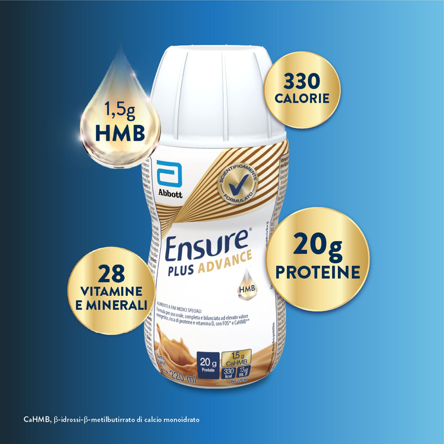 image - 935722114 - Ensure Plus Advance supplemento alimentare proteico caffè 4x220ml - 7864848_3.jpg
