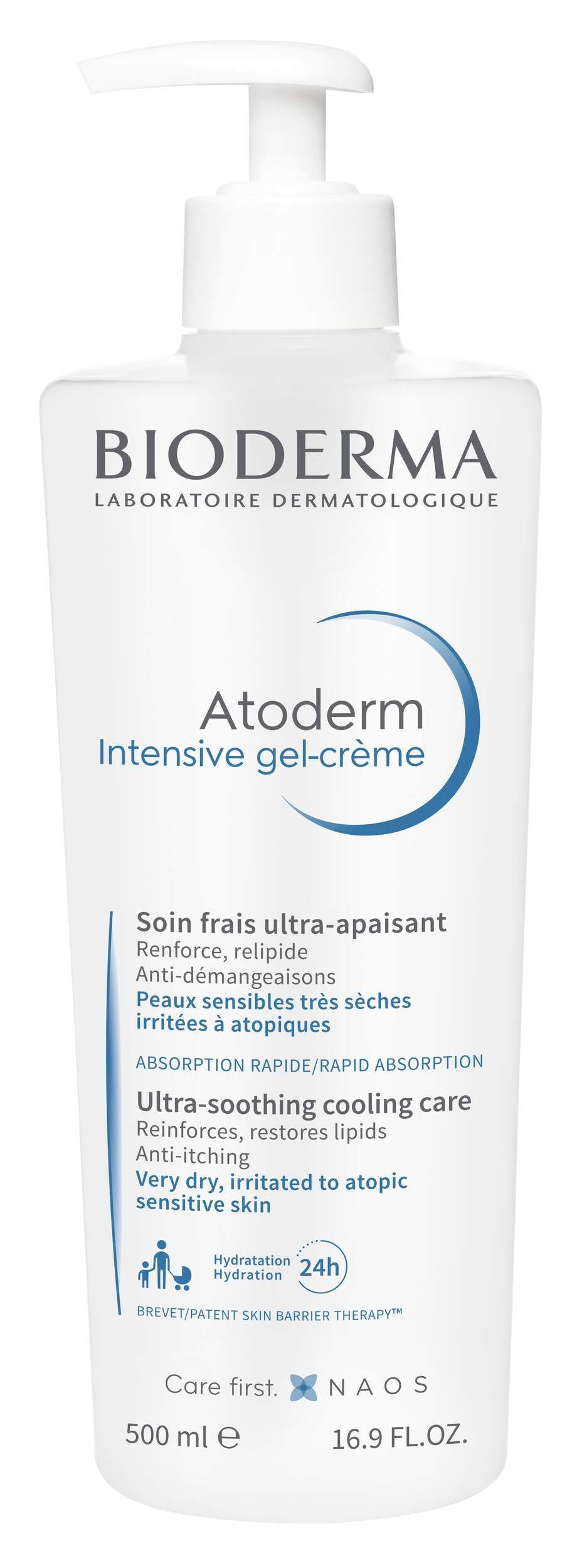 Bioderma Atoderm Intensive Gel-crème Gel Crema Ultra Lenitivo Pelle Atopica 500ml