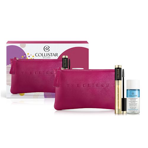 987262476 - COFANETTO MASCARA VOLUME UNICO NERO INTENSO + SOLUZIONE BIFASICA STRUCCANTE 35 ML + BEAUTY BAG MAKE UP FUCSIA - 4743527_1.jpg