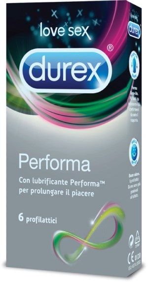 Durex Performa Profilattico Lunga Durata 6 Pezzi