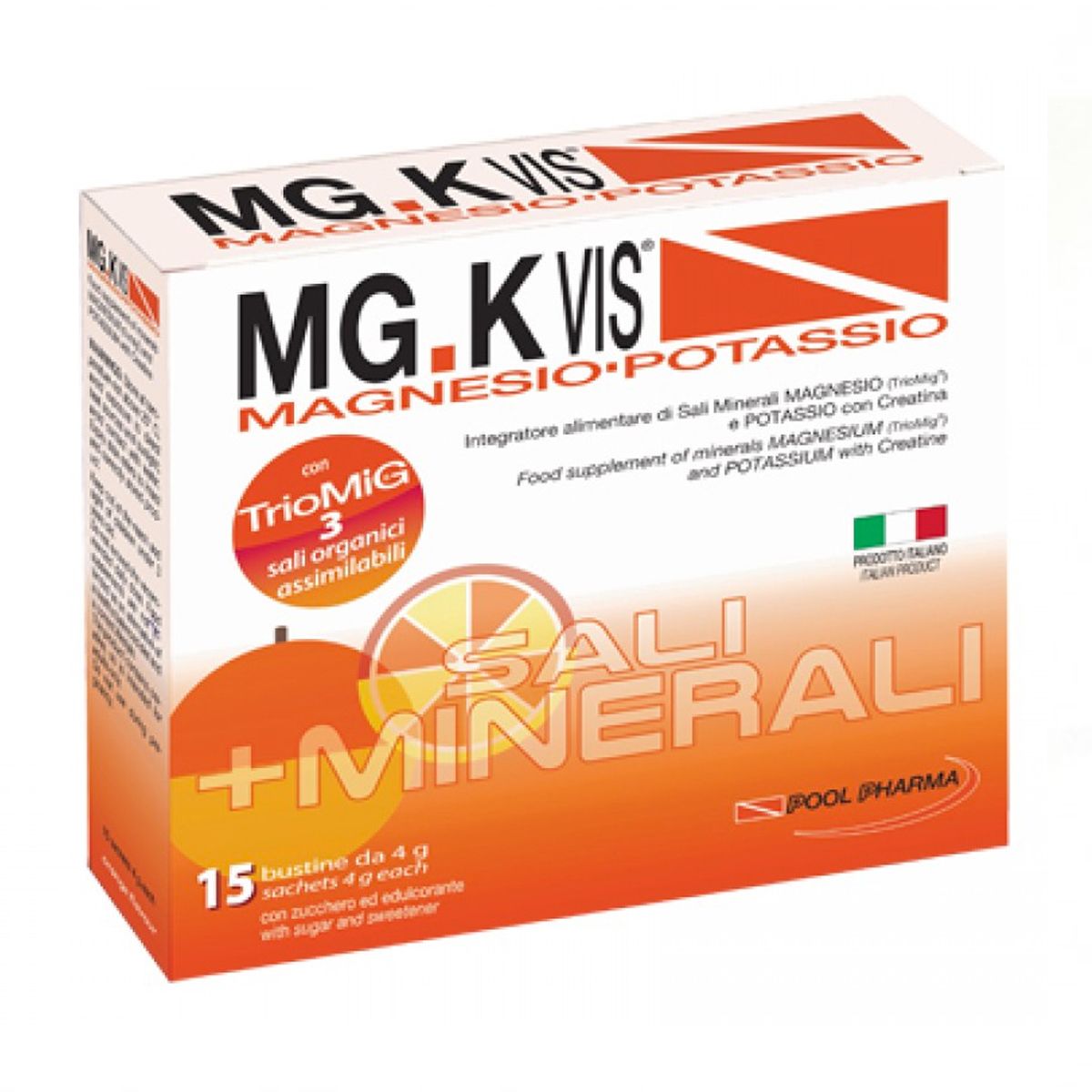 Mgk Vis Orange Integratore Magnesio E Potassio 15 Bustine