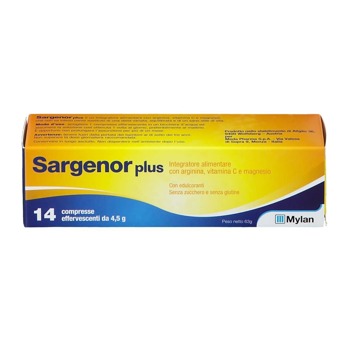 900343942 - Sargenor Plus Integratore  di Arginina Vitamina C e Magnesio 14 compresse effervescenti - 7891707_2.jpg