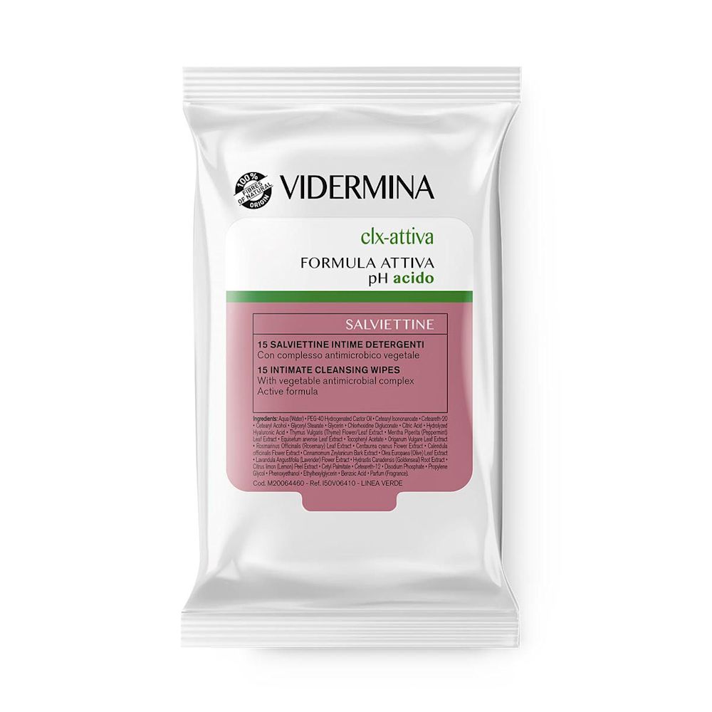 976296400 - Vidermina Clx Attiva Salviettine Intime Detergenti 15 pezzi - 4702252_2.jpg