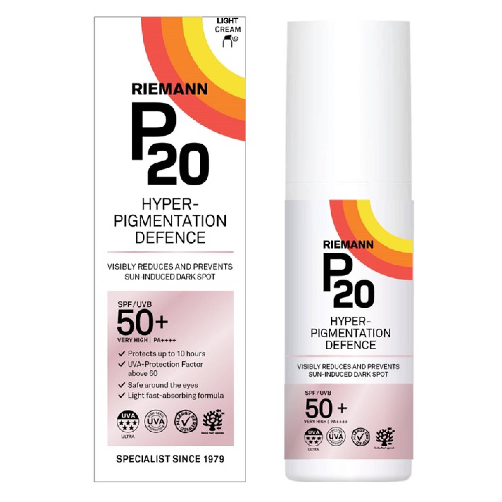 Riemann P20 Protezione Solare Hyperpigmentation Defence SPF 50+ 50ml