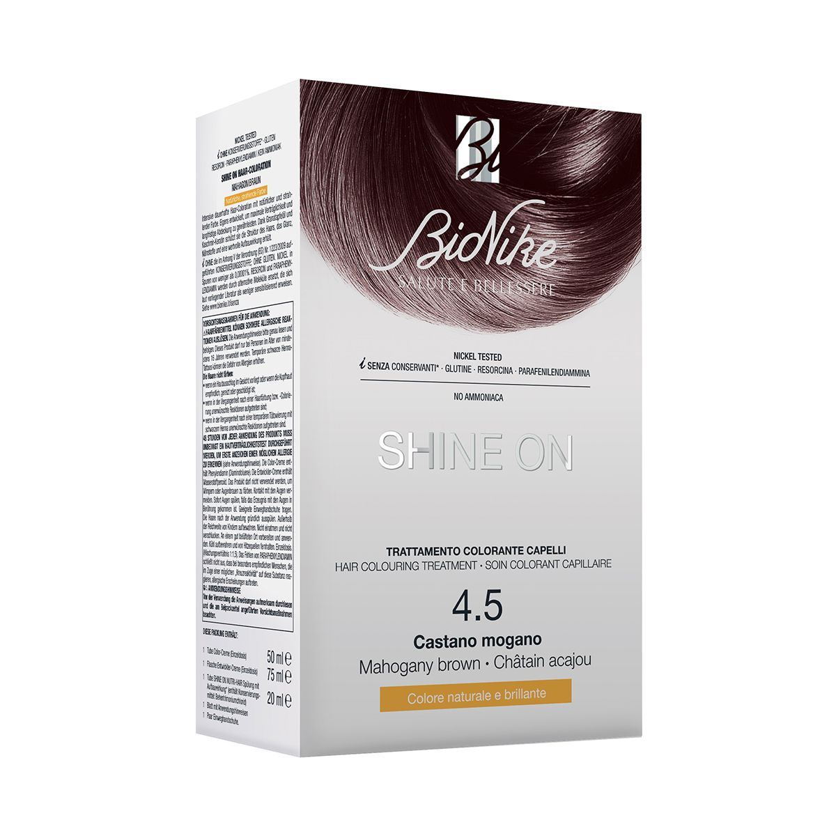 Bionike Shine On Tinta Per Capelli Castano Mogano 4.5