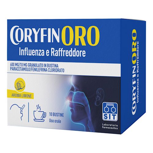 image - 050568017 - CORYFINORO INFLUENZA E RAFFREDDORE*orale grat 10 bust 600 mg + 10 mg - 4846370_1.jpg
