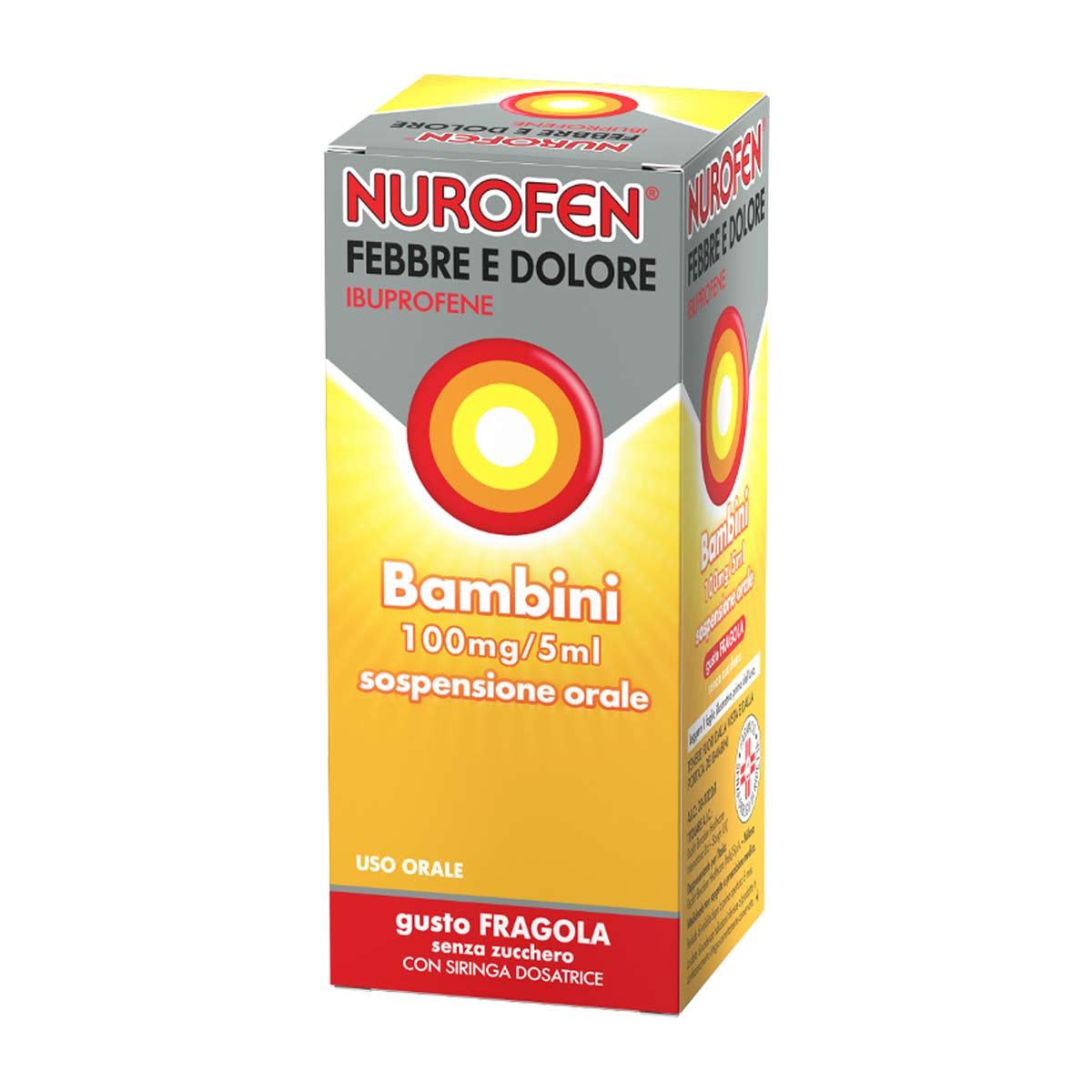 034102261 - Nurofen Febbre Dolore Sciroppo Ibuprofene 100mg/5ml gusto Fragola 150ml - 7804453_2.jpg