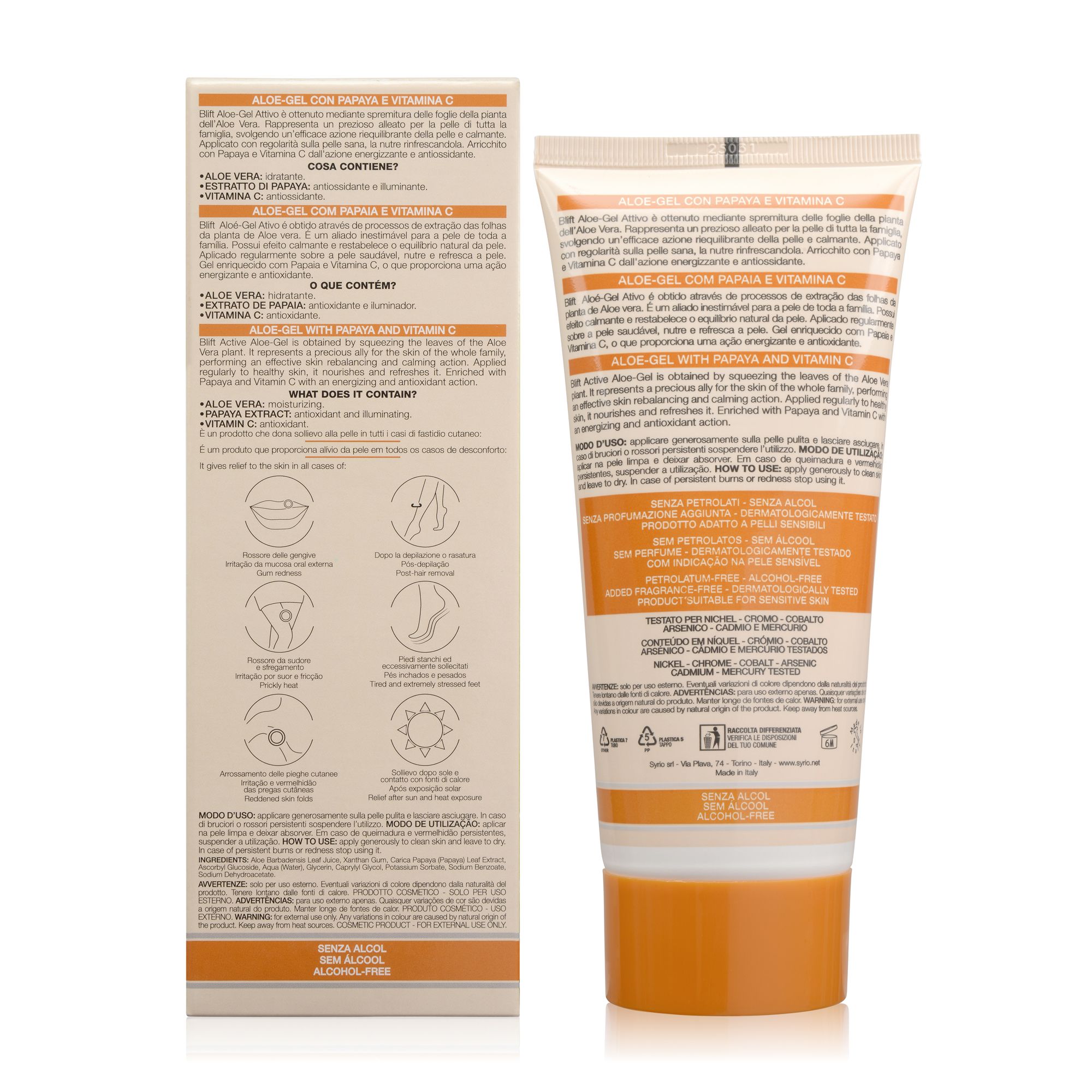 image - 982410007 - Syrio B-lift Aloe-gel Attivo Papaya e Vitamina C Pelle 150ml - 4738350_3.jpg