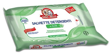 Sano E Bello Salviette Detergenti Animali Aloe 50 Pezzi