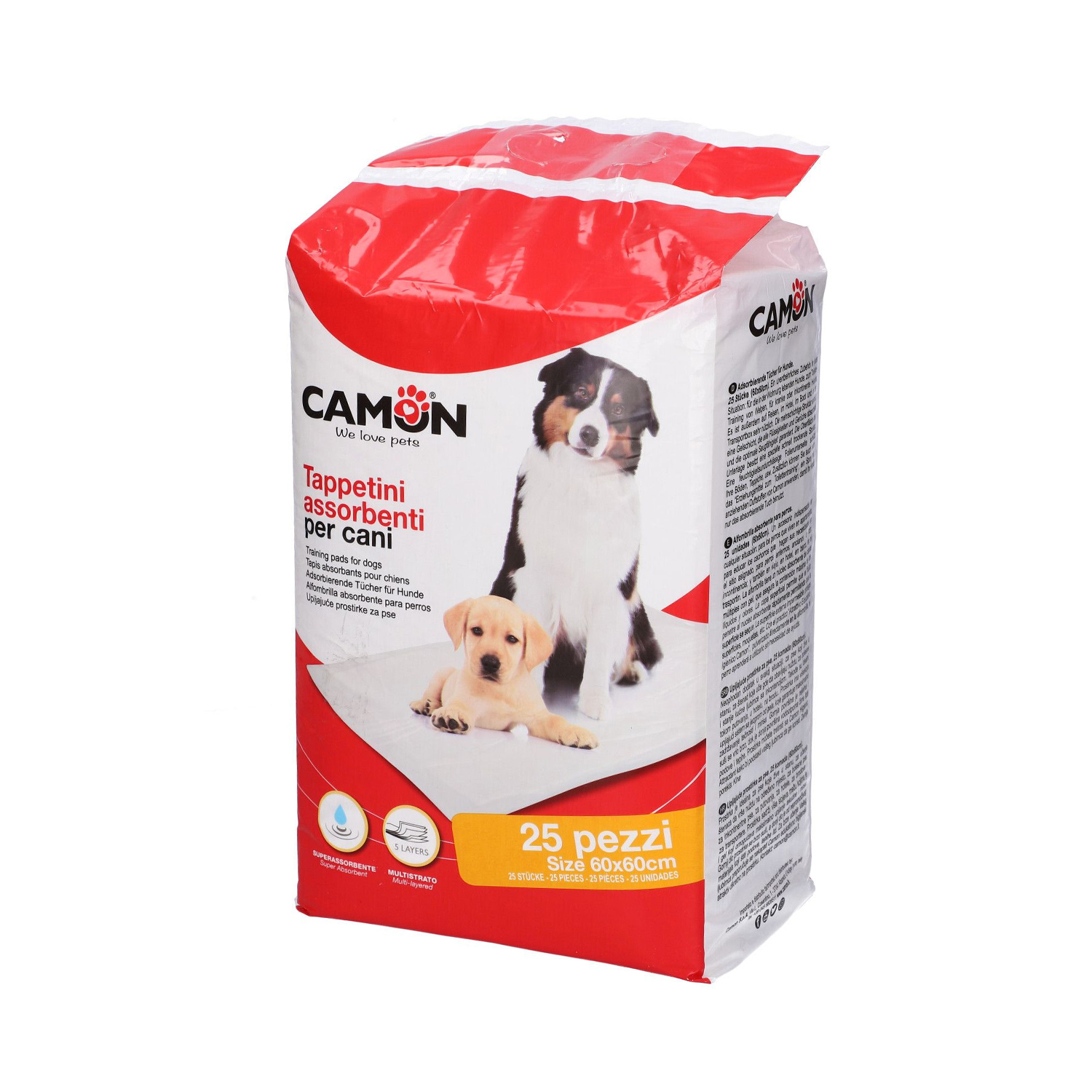 image - 926429743 - Tappetino assorbente per cani 60x60cm, ideale per educare i cuccioli e proteggere pavimenti e tappeti da liquidi e odori. - 0007015_2.jpg