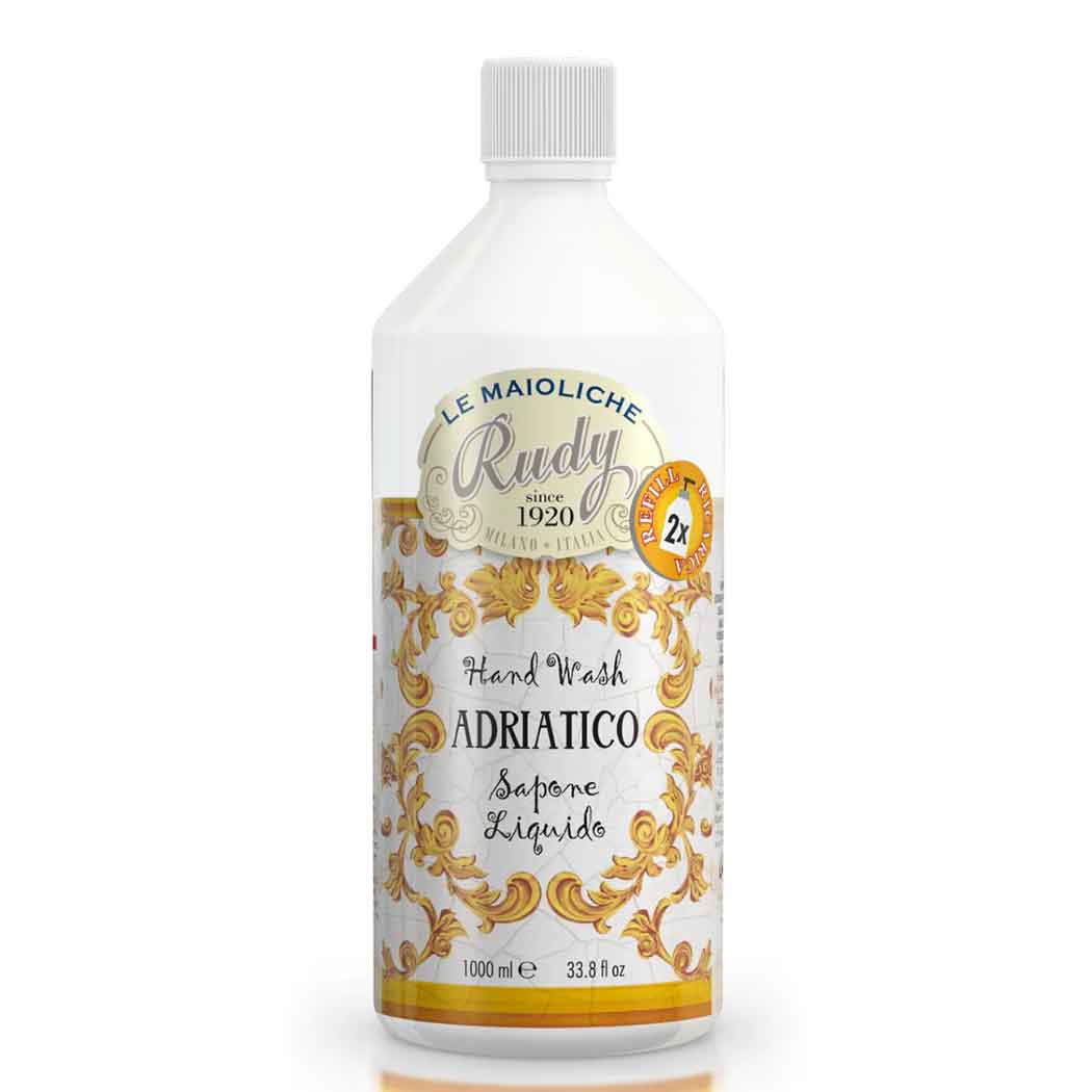 Maioliche Ricarica Sapone Liquido Mani Adriatico 1 Litro