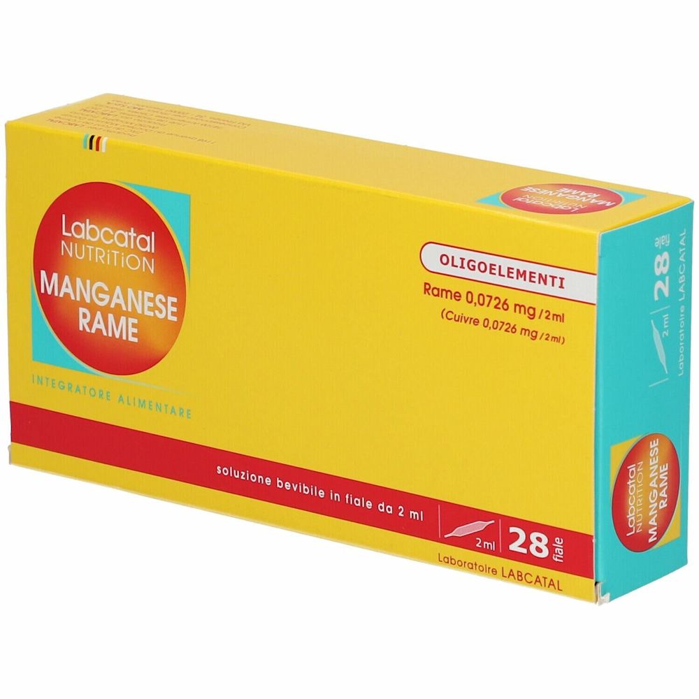 982014209 - Labcatal Nutrition Manganese e Rame Integratore Difese Immunitarie 28 fiale - 4738177_1.jpg