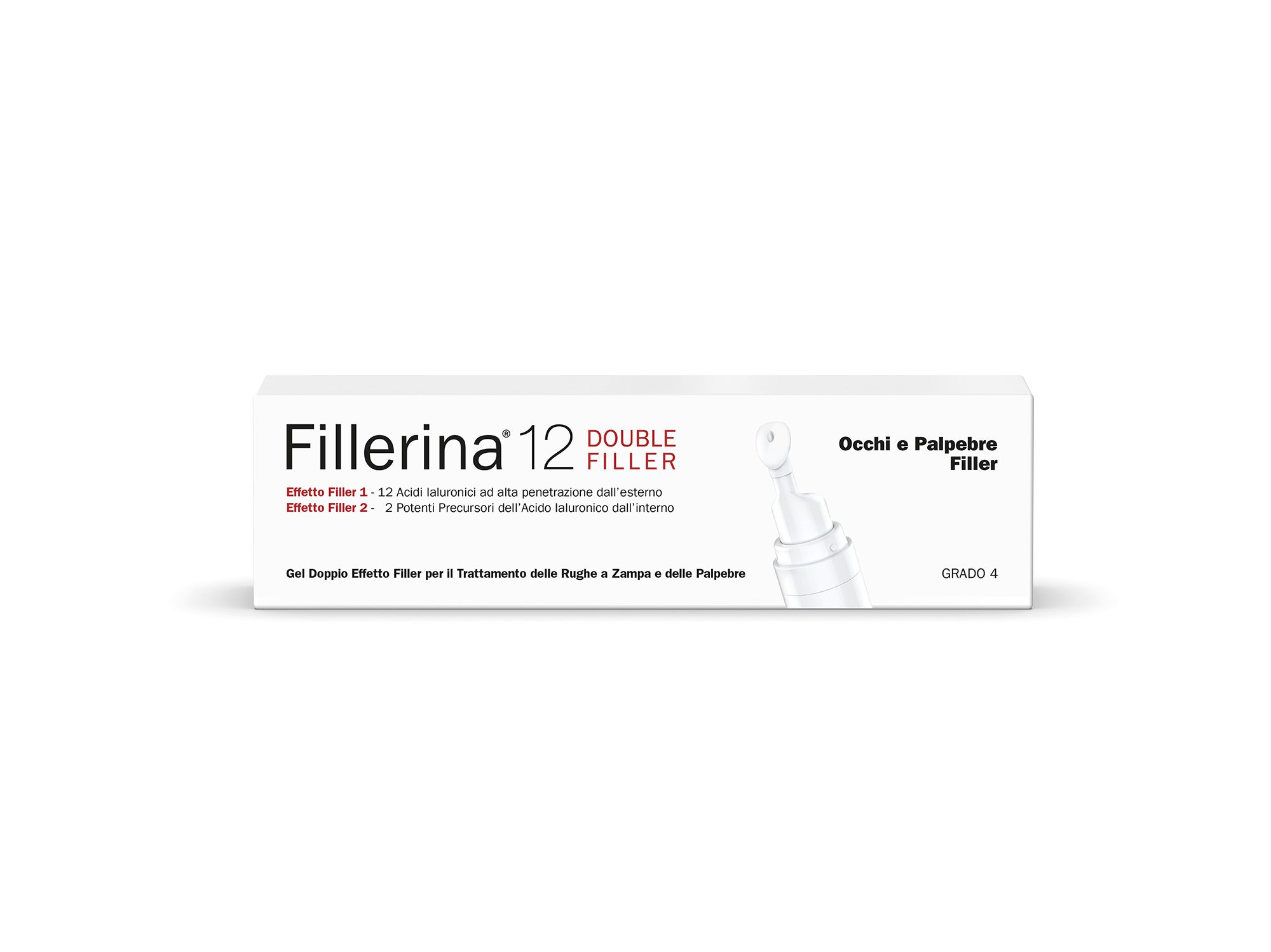 Fillerina 12 Double Filler Gel Base Occhi E Palpebre Grado 4 15ml